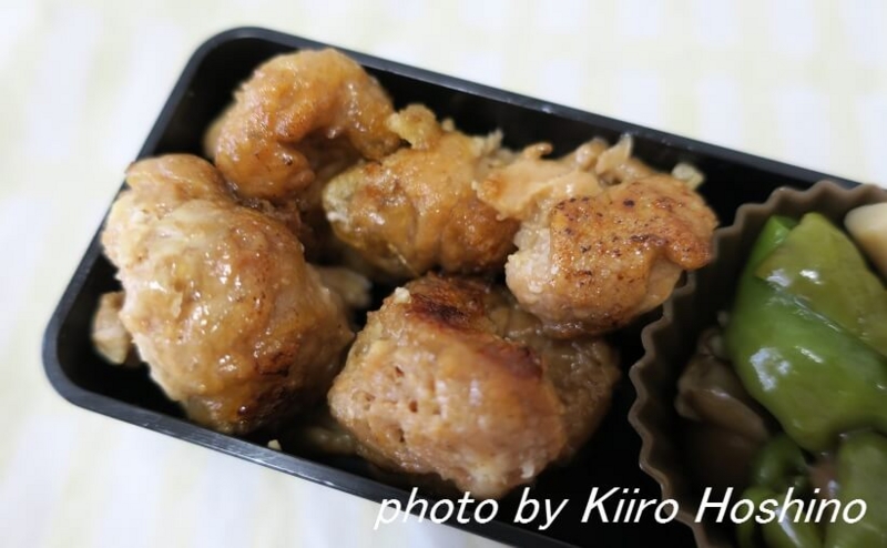 お弁当、20116-8-17、大豆たんぱくの唐揚げ お弁当、20116-8-17、大豆たんぱくの唐揚げ