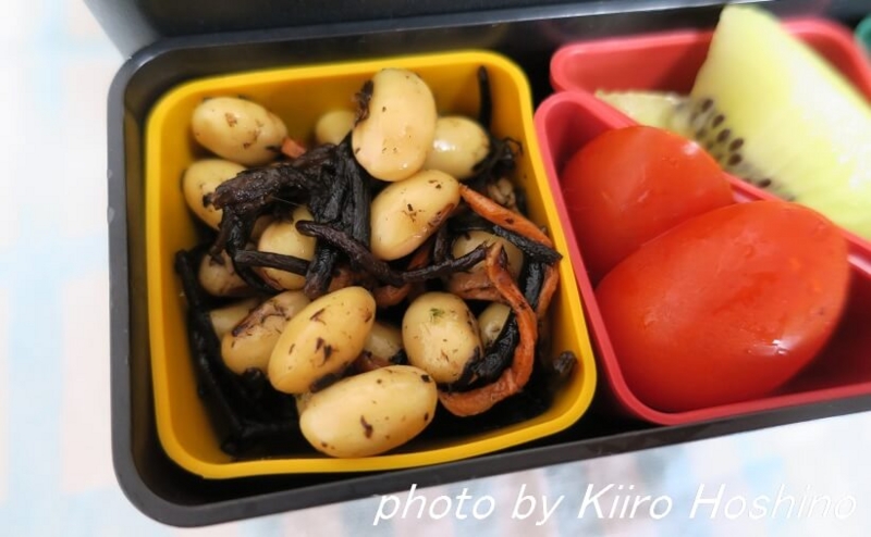 お弁当、2016-10-31、大豆入りひじき お弁当、2016-10-31、大豆入りひじき