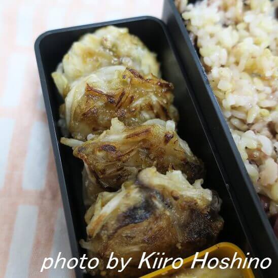 もやしとしいたけのお焼き もやしとしいたけのお焼き