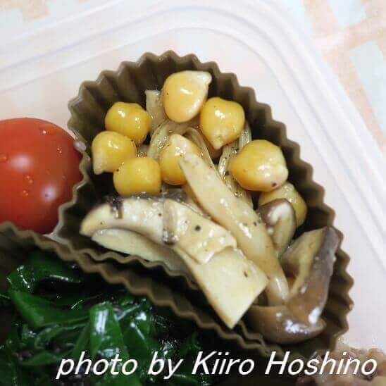 ひよこ豆ときのこのうま煮 ひよこ豆ときのこのうま煮