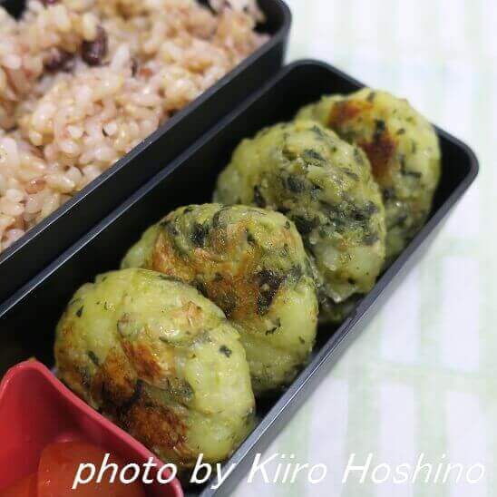 じゃがいもと大根葉のお焼き じゃがいもと大根葉のお焼き