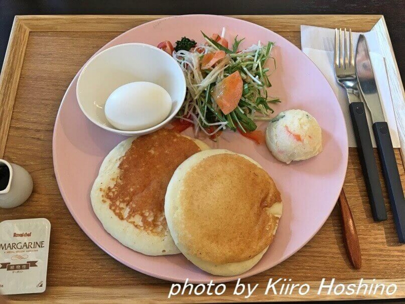 豆腐パンケーキモーニング 豆腐パンケーキモーニング
