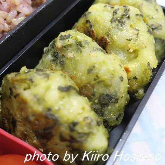 じゃがいもと大根葉のお焼き じゃがいもと大根葉のお焼き
